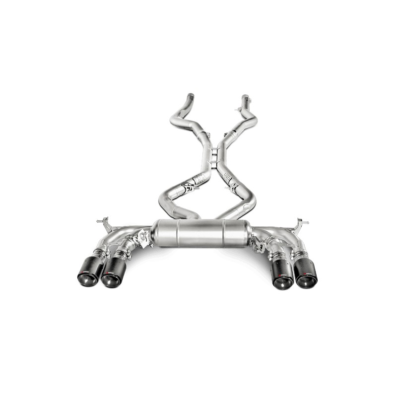 Evolution Line Titanio Akrapovic para BMW X6 M F86.